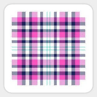 Scotland fabric texture design Sticker